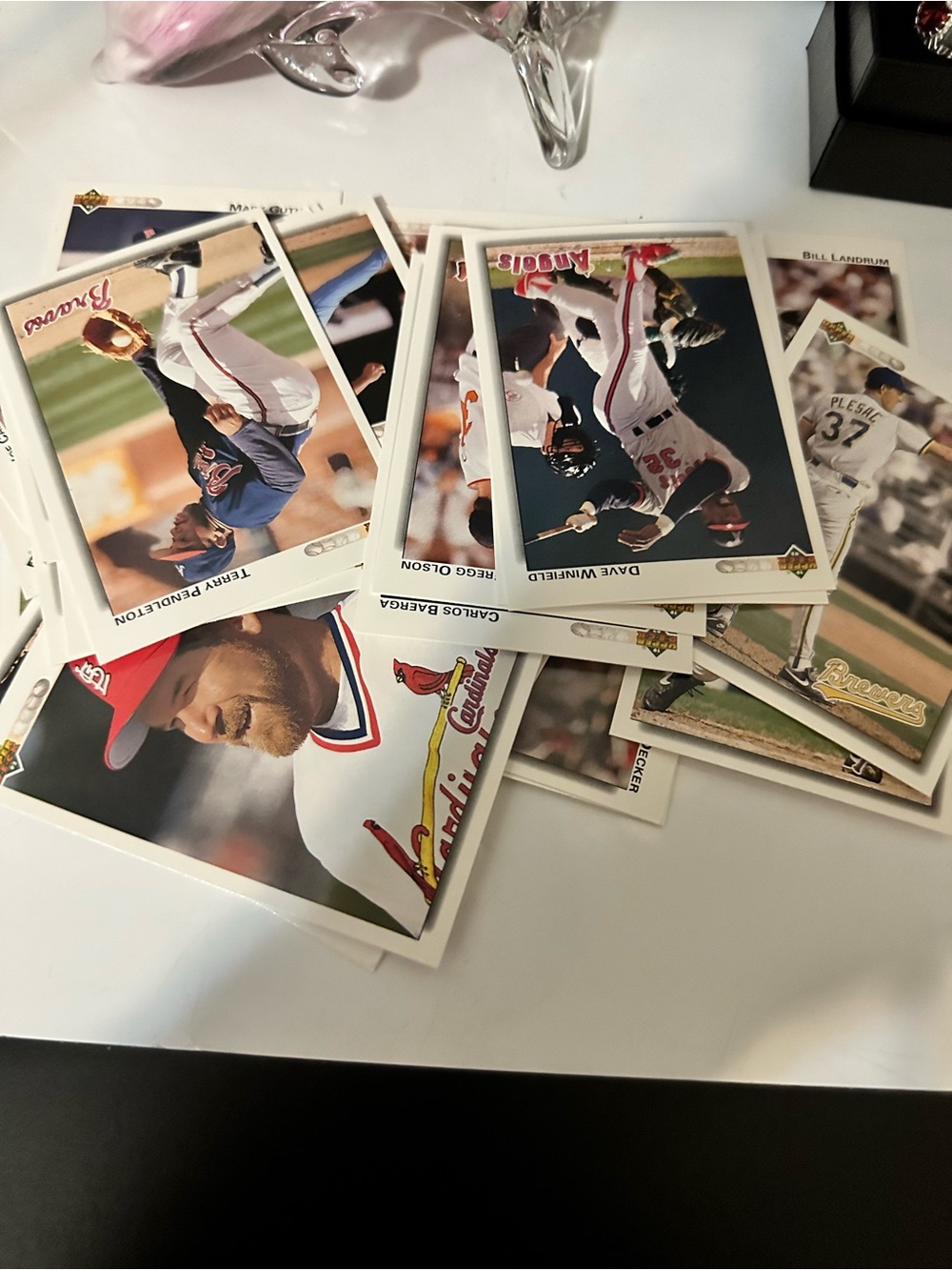 50 Baseball Card Collector Set - White and Red